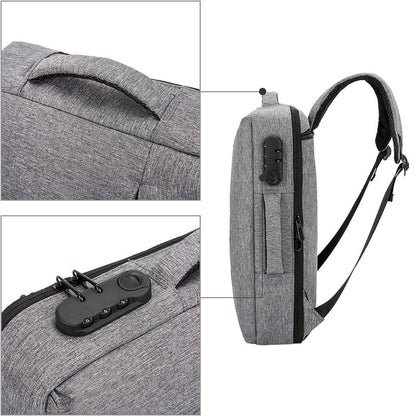 15 inch Laptop Briefcase Mens With Password Lock Office Bags For Men Big Handbags Nylon Business Bag Traveller sac homme XA215ZC