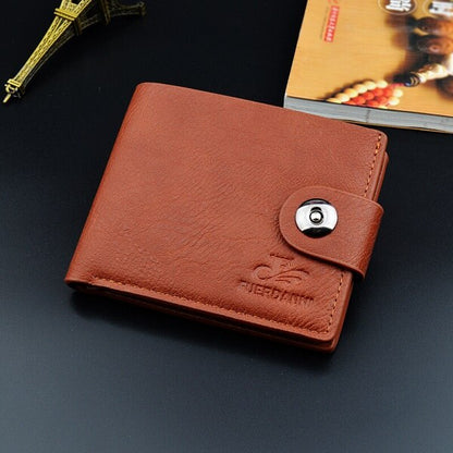 Soft Short Men Wallets 2019 New Casual Male Purses Credit Card Holder Small Clutch Purse Money Bag for Boy Vintage Men&#39;s Wallet