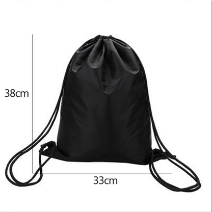 1pc Waterproof Drawstring Backpack Outdoor Travel Organizer Housekeeping Storage Bag  for Clothes Shoes Kids Toy