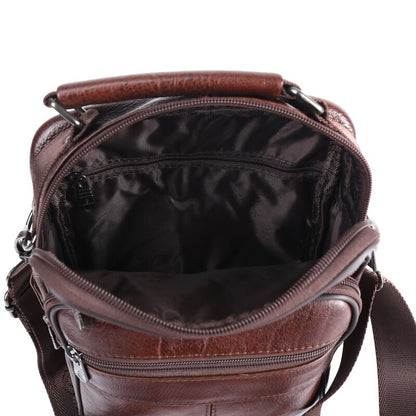ZZNICK Men Bags Ipad Handbags Sheepskin Leather Male Messenger Purse Man Crossbody Shoulder Bag Men&#39;s Travel Bags  8101