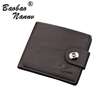 Soft Short Men Wallets 2019 New Casual Male Purses Credit Card Holder Small Clutch Purse Money Bag for Boy Vintage Men&#39;s Wallet