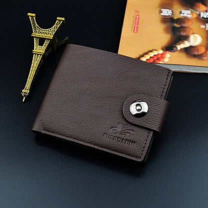 Soft Short Men Wallets 2019 New Casual Male Purses Credit Card Holder Small Clutch Purse Money Bag for Boy Vintage Men&#39;s Wallet