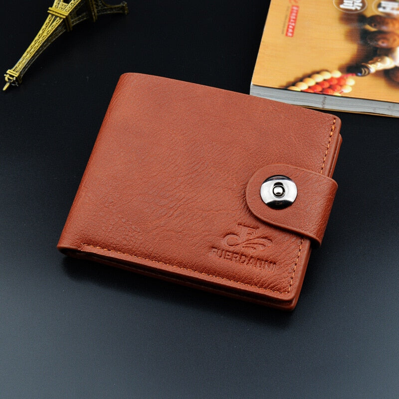 Soft Short Men Wallets 2019 New Casual Male Purses Credit Card Holder Small Clutch Purse Money Bag for Boy Vintage Men&#39;s Wallet