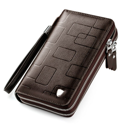 New Fashion Men&#39;s Wallet High Quality Genuine Leather Card Holder Designer Purse Mens Card Wallets Big Capacity Cardholder Bag