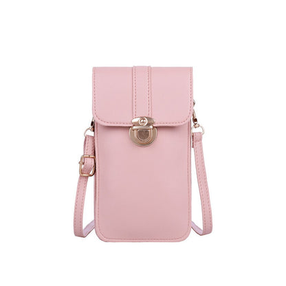 Touch Screen Cell Phone Purse Smartphone Wallet Leather Shoulder Strap Handbag Women Bag For Iphone Wallet Shoulder Bags