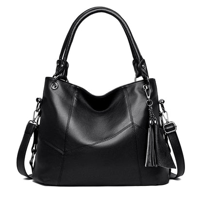 Women Bag Genuine Leather Women&#39;s Leather Handbags Luxury Lady Hand Bags With Purse Pocket Women Messenger Bag Big Tote Sac Bols