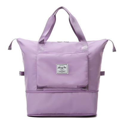 Large Capacity Foldable Travel Bags Waterproof Luggage Tote Handbag Travel Duffle Bag Gym Yoga Storage Shoulder Bag Unisex