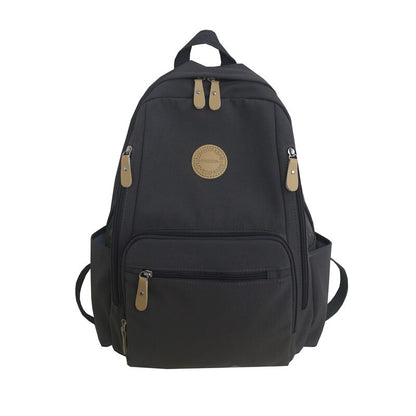Waterproof Nylon Women&#39;s Backpack Female Travel Bag Backpacks Schoolbag for Teenage Girls Multi-pocket Bookbag Ladies Satchel