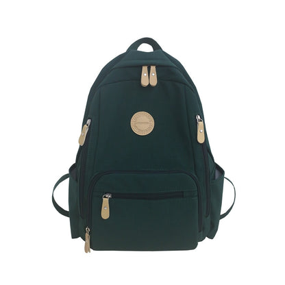 Waterproof Nylon Women&#39;s Backpack Female Travel Bag Backpacks Schoolbag for Teenage Girls Multi-pocket Bookbag Ladies Satchel