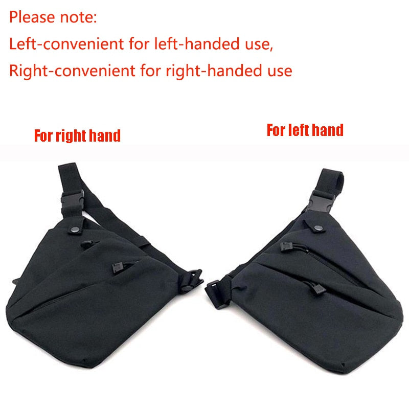 Multifunction Tactical Shoulder Bag Concealed Hand Gun Holster Bag Men Left Right Hand Pistol Pack Anti-theft Chest Bag Hunting
