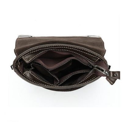 Men&#39;s Shoulder Bag For Men Oil Leather Small Messenger Bag Men&#39;s Genuine Leather Crossbody/males Bags For Men Handbag