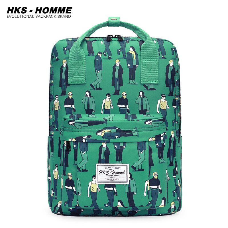 Fashion Women Backpack for School Teenagers Girls Stylish School Bag Ladies Canvas Fabric Backpack Female Bookbag laptopbag