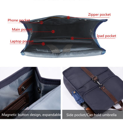Men Fashion Backpack High Quality Waterproof Nylon School Bookbag Solid Casual Laptop Computer Backpack Simple Travelling Bag