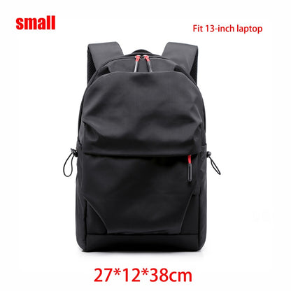 Multifunction Waterproof Backpack Men Luxury Student School Bags Notebook Backpacks Casual Pleated 15.6 Inch Laptop Bag For Men