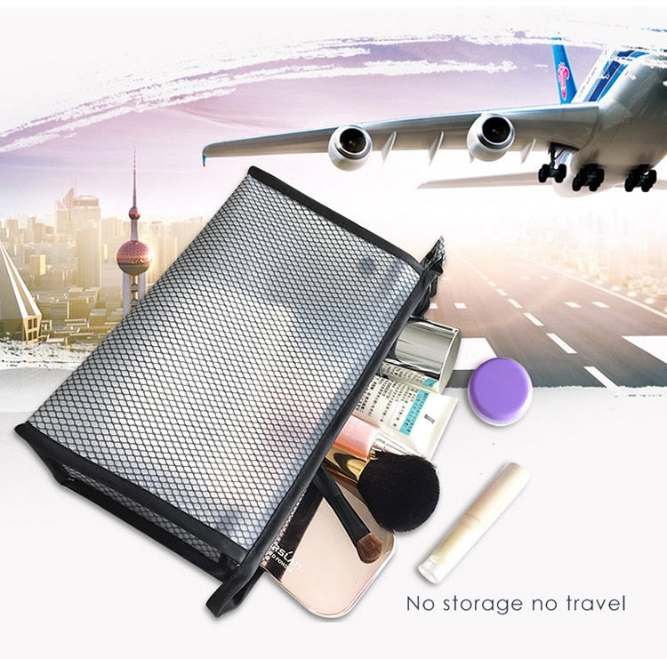 Make Up Organizer Case New Pvc Transparent Cosmetic Bag Women Waterproof Travel Makeup Tolitery Bags Cosmetic Travel Bag
