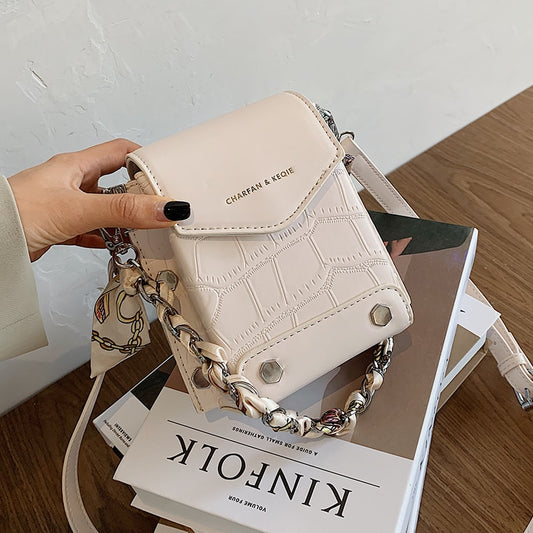 с доставкой Rivets PU Leather Crossbody Bags For Women Shoulder Handbags and Purses Female Travel Cross Body Bag