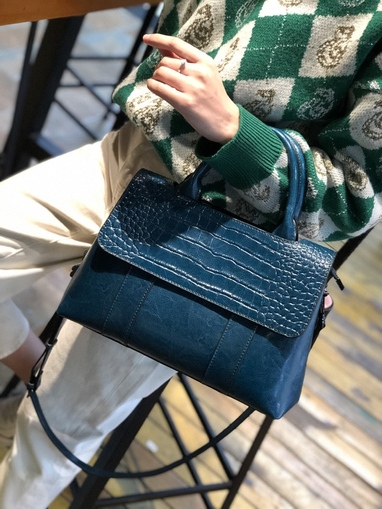 High Quality Women Bags Luxury Handbags Designer Fashion Casual Tote  Genuine Cow Leather Lady Shoulder Bag Crossbody New