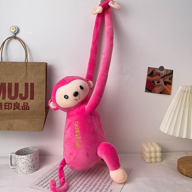 Female cute bag cartoon women monkey plush doll shoulder bag girls mobile phone bag autumn new style