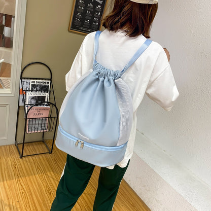 Sports Fitness Backpack Dry And Wet Separation Large Capacity Waterproof Beach Swimming Bag Wet And Dry Separation Sports Bag