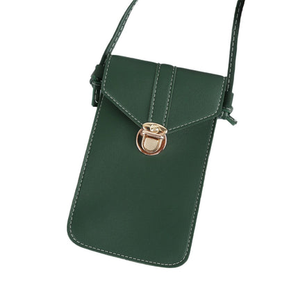 Touch Screen Cell Phone Purse Smartphone Wallet Leather Shoulder Strap Handbag Women Bag For Iphone Wallet Shoulder Bags