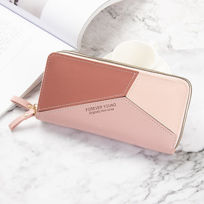 Women&#39;s wallet New Phone Purses Big Female Purse Leather Brand Retro Ladies Long Woman Wallets Card Clutch Double Zipper