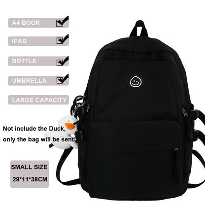 New Multi-Pocket Female Backpack Book School Bag for Teenage Girls Boys Student Women&#39;s Travel Rucksack Small Or Big Size