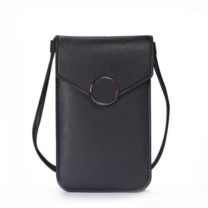 Touch Screen Cell Phone Purse Smartphone Wallet Leather Shoulder Strap Handbag Women Bag For Iphone Wallet Shoulder Bags