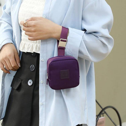 Mini belt bag women new canvas coin purse clutch bag purse portable small satchel sports bag Portfel Meski Women Purse Money Bag