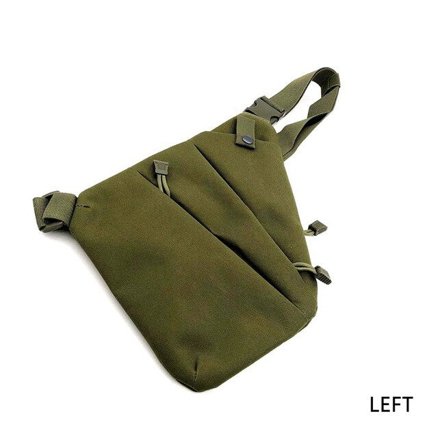 Multifunction Tactical Shoulder Bag Concealed Hand Gun Holster Bag Men Left Right Hand Pistol Pack Anti-theft Chest Bag Hunting