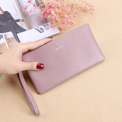 New Zipper Ladies Long Wallet Coin Purse Wallet PU Fashion Clutch Bag Large Capacity Ladies Wallet