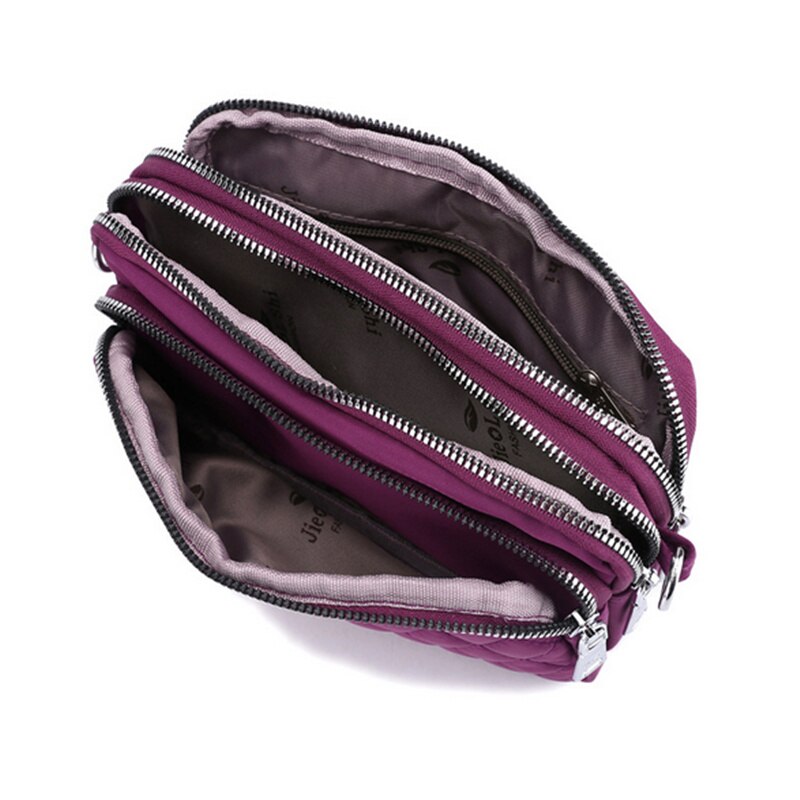 Casual Nylon Waterproof Women Bag Fashion Wild Outdoor Mens Shoulder Bag Messenger Crossbody Bag Ladies Purse Diagonal Bag