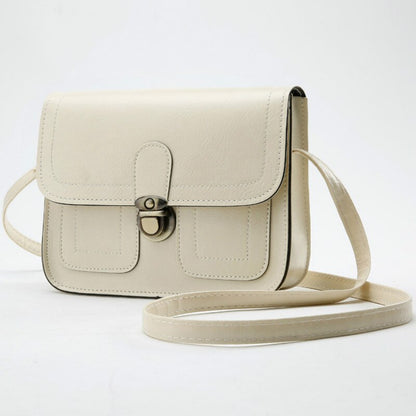 New Korean Version The Small Square Women Bag Fashion Handbags Retro Shoulder Bag Messenger Bag Mobile Phone Bag