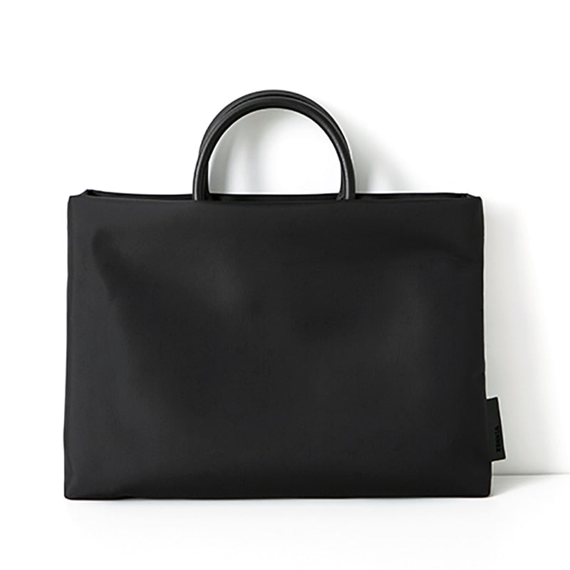 Laptop Bag 13 14 15 15.6 inch Handbag Women Notebook Bag For Macbook Pro Air 13 Case Xiaomi Asus PU Handle Luxury Computer Bag