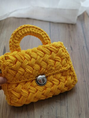 Casual Solid Hand-woven Women Handbags Cotton Crochet Handmade Women Shoulder Messenger Bag Chian Females Totes Ladies Hand Bags