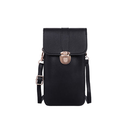 Touch Screen Cell Phone Purse Smartphone Wallet Leather Shoulder Strap Handbag Women Bag For Iphone Wallet Shoulder Bags