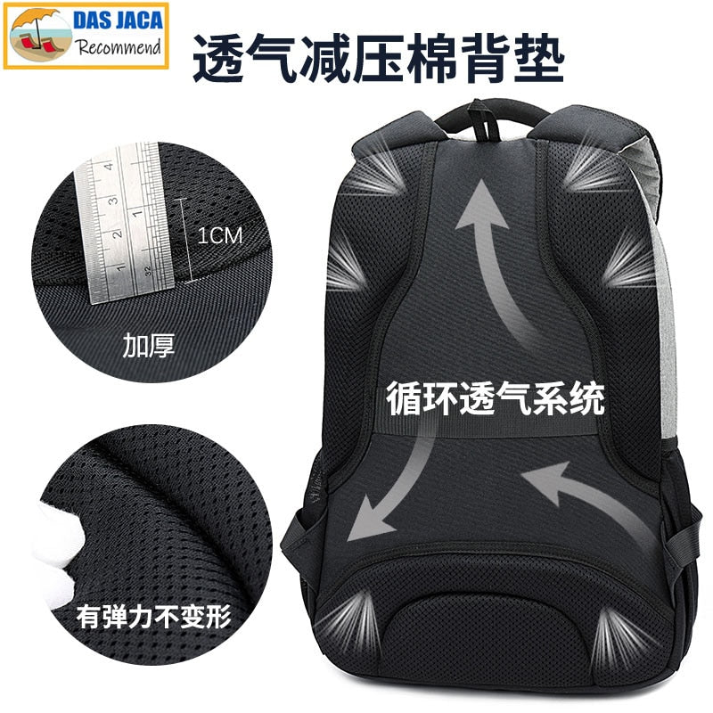 Large Capacity Bag pack Men Laptop 15.6 Oxford High School Bags Teen College Student Back Pack Multifunctional Backpack