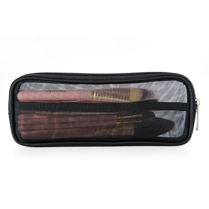 Portable Makeup Brushes Holder Case Women Mesh Cosmetic Organizer Tools Pouch Beauty Brush Bag Girl