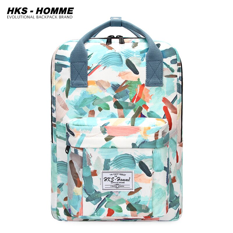 Fashion Women Backpack for School Teenagers Girls Stylish School Bag Ladies Canvas Fabric Backpack Female Bookbag laptopbag