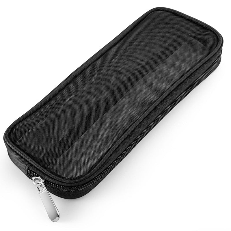 Portable Makeup Brushes Holder Case Women Mesh Cosmetic Organizer Tools Pouch Beauty Brush Bag Girl