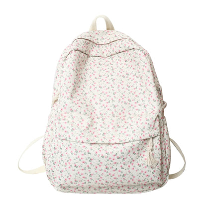 Trendy Girl Fashion Floral Travel School Bag Kawaii Waterproof Lady Print Backpack Women Laptop Book Bag Female College Backpack