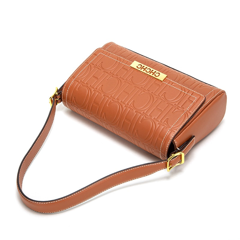 CHCH New Luxury Designer Fashion Women Handbags Crossbody Beige and Red Shoulder Bag for Party