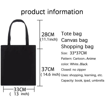YWBK Women Bag Fashion Canvas Treat People with Kindness Letter Casual Big Capacity Harajuku WomenNew Fun Vintage Shoulder Bag