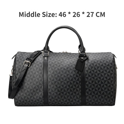 Fashion Waterproof Travel Bags Men/Women Fitness Handbag Leather Shoulder Bag Business Large Travel Tote Luggage Bag Male/Female