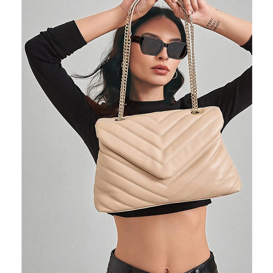 ZR DIARY Large Capacity Commuter Bags Women Tote Diamond Pattern Metal Chain Fashion Ladies Shoulder Crossbody Bags 0811