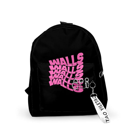 Creative Popular Backpacks Boys/Girls pupil School Bags 3D Print Keychains Oxford Waterproof Funny Cute Small Backpacks
