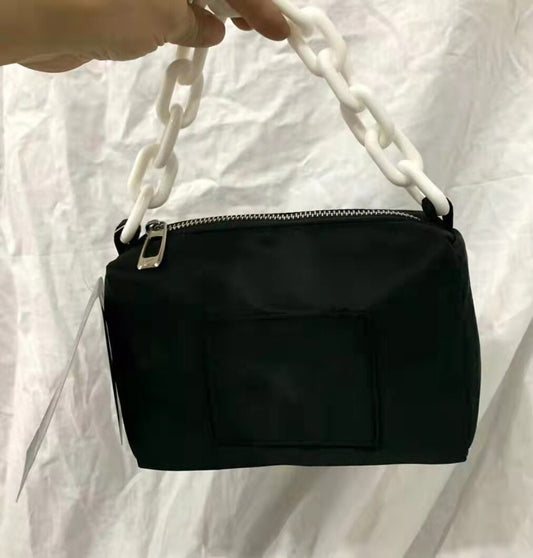 YICIYA Underarm Bag Transformation Nylon Portable Ins Acrylic Chain Bag Women