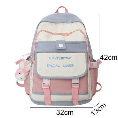 Lady Waterproof Purple Backpack Trendy Cute Girl Travel Kawaii School Bag Women College Backpack Fashion Female Laptop Book Bags
