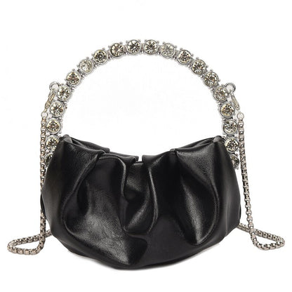 Fashion Female Mini Banquet Bag Handbags Luxury Designer Chain Shoulder Messenger Bags High Quality Cosmetic Diamond Women&#39;s Bag