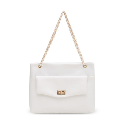 Popular Simple Female Daily Bag Simple Big Capacity Messenger Handbag Shoulder Solid Color Shopping Shoulder Bag
