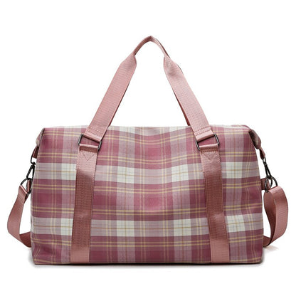 Foldable Travel Bag Short Tour Weekender Sport Gym Duffel Bag Water Proof Luggage Handbag Large Capacity Women Yoga Shoulder Bag